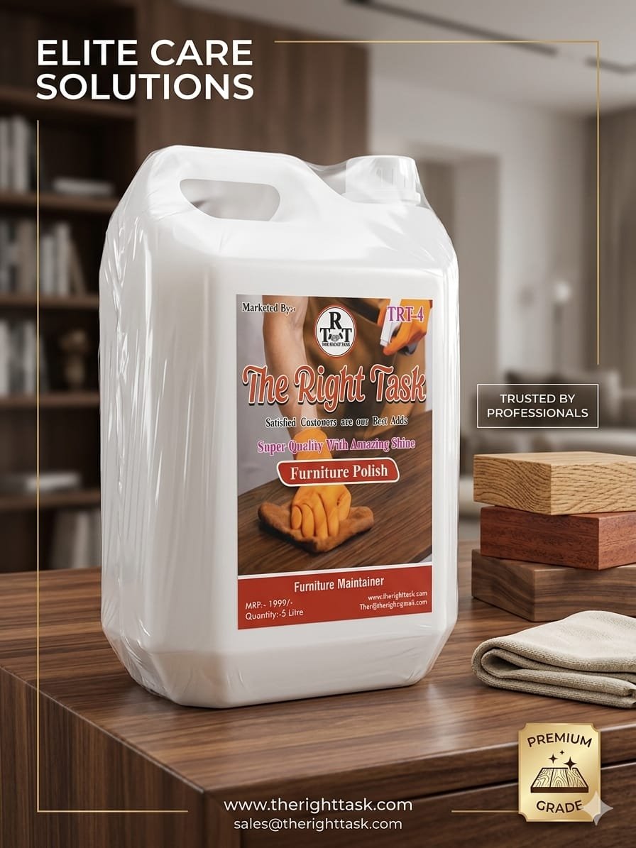 The Right Task Premium Furniture Polish & Maintainer (5 Litre)