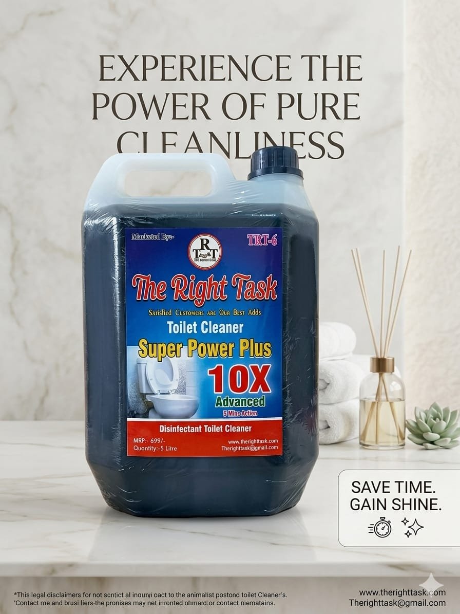 The Right Task TRT-6 Disinfectant Toilet Cleaner – 5L Pack